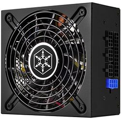 SilverStone Technology SST-SX500-LG v 2.1 - Série SFX, 500 W 80 Plus Or Alimentation PC, Bruit réduit, 120 mm, Câblage 100% modulaire