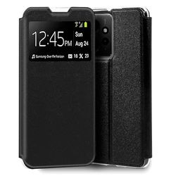 Cool Flip Cover voor Xiaomi Redmi Note 12, effen, zwart