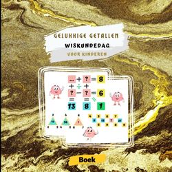 Gelukkige getallen wiskundedag voor kinderen: Houd van wiskunde en getalcijferigheid | vul het boek van logische uitdagingen in, Math Day Celebration, ... met leuke Equation Completion-activiteiten