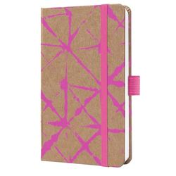 SIGEL J6800 Wochenkalender Jolie 2026, ca. A6, braun, neon-pink: Agenda Jolie, Pure, Raspberry Batik, Hardcover