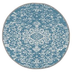 Rug Alaya06 160 cm rood/blauw/grijs