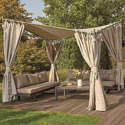 Siena Garden J05232 Berlino zijpaneel voor paviljoen, lichtgrijs