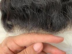 Larin Hair Natural straight - Raw donor hair HD 13x6 FRONTAL 16