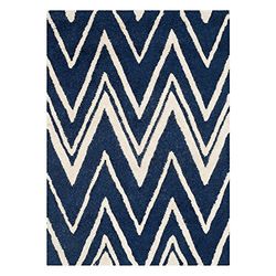 Safavieh "Luca" texturerat område matta 152 X 243 cm Navy/Ivory