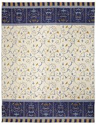 Bassetti Bedspread, 57 Threads per cm², Filling: 100% Pure Cotton, Blue, 265x255 cm
