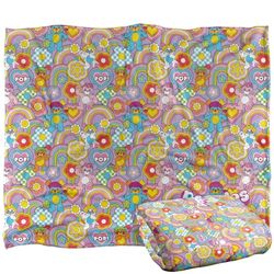 Popples LOGOVISION Blanket, 152 x 127 cm Pop Pattern Silky Touch Super Soft Throw Blanket