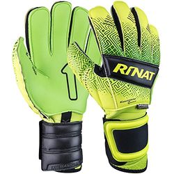 Rinat Kancerbero Quantum Pro Guanto Da Portiere Di Calcio, Unisex – Adulto, Giallo Neon/Verde Neon, 9