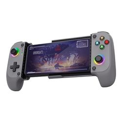 Trust GXT 735G Mylox Bluetooth Mobile Gaming Controller for Iphone/Android / PS5 / Xbox, 12h Playtime, Dual Feedback Vibration, RGB Lighting, Handheld Phone Controller Wireless Gamepad, Grey