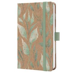 SIGEL J6802 Wochenkalender Jolie 2026, ca. A6, braun, mintgrün, gold: Agenda Jolie, Pure, Sparkle Leaves, Hardcover