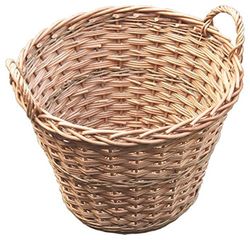 Red Hamper Somerset Log Basket, Wicker, Brown, 51 x 51 x 37 cm