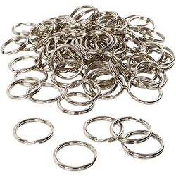 Split Ring, D: 25 mm, 100 stuks