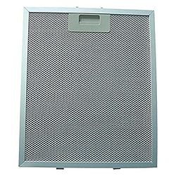 Respekta Filtro de grasa metálico para campanas extractoras, apto para lavavajillas, filtro de grasa para campana extractora para recirculación/MIZ 0088