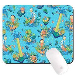 ERT GROUP Tapis de Souris Original et sous Licence Officielle Rick et Morty, Motif Rick et Morty 020 Bleu Tapis de Souris d'ordinateur antidérapant 225 mm x 189 mm