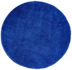 Opal 09005291449 - Alfombrilla de baño (Gruesa, diámetro: 100 cm, 449), Color Azul Cobalto