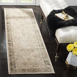 SAFAVIEH Tapis Traditionnel Pour Salon, Salle à manger, Chambre à coucher - Vintage Collection, Tapis à poil court, Pierre et Multi, 66 X 244 cm