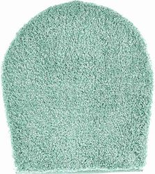 Grund Badmat 27 mm, Ultrazacht en absorberend, Antislip, 5 jaar garantie, MELANGE, WC-deksel deksel 47x50 cm, muntgroen