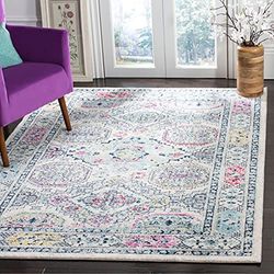 Safavieh Tapis d'intérieur Contemporain touffeté à la Main - Collection Abstraite ABT141 - Gris/Noir - 122 x 183 cm - pour Salon, Chambre à Coucher ou Tout Espace intérieur