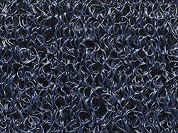 Hamat Tappeto d' Ingresso Curly in polymérique Blu, 120 x 600 cm