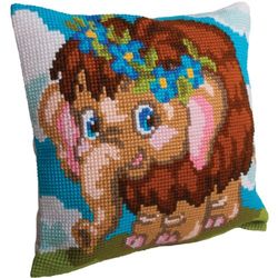 Collection d'Art Daisy - Kit per ricamare Un Cuscino a Punto Croce, 40 x 40 cm