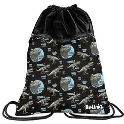 PASO BeUniq Dino Sporttas met trekkoord, uniseks, kinderen, 46 x 37 cm, Meerkleurig, 46 x 37 cm