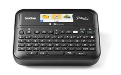 Brother PTD610BTVP Rotuladora electrónica de sobremesa con Pantalla a Color, Teclado y conexión a PC y móvil