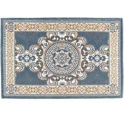CHICHIC Zerbino per interni ed esterni, 60 x 90 cm, per ingresso di casa, tappetini per interni ed esterni, tappetino di benvenuto per interni, con retro in gomma antiscivolo, a basso profilo, grigio