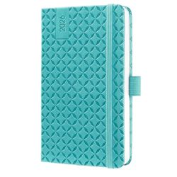 SIGEL J6102 Wochenkalender Jolie 2026, ca. A6, petrolgrün: Agenda Jolie, Flair, Aqua Green, Hardcover