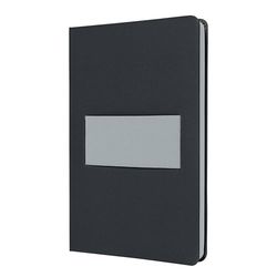 SIGEL LS206 Notizbuch Linescape, ca. A5, kariert, dunkelgrau, hellgrau: Notebook Linescape, Neo, Dark Grey / Light Grey, Hardcover