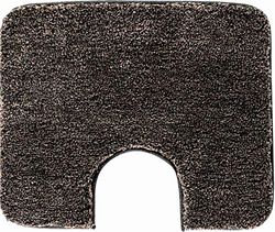Grund bath rug 32 mm, ultra soft and absorbent, anti slip, LEX, WC mat with cut-out 50x60 cm, mocca