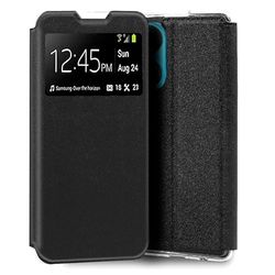 Cool Flip Cover voor Huawei Honor X7 Linnen, Zwart