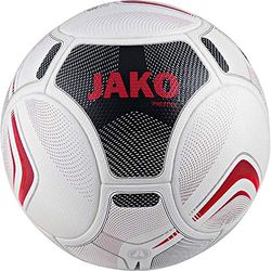 JAKO Spielball Prestige fotboll, vit/svart/röd, 5