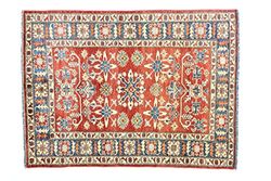 Eden Carpets Ghazni B Tappeto Annodato a Mano, Lana, Multicolore, 152x207 cm