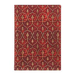 Red Velvet Midi Lined Softcover Flexi Journal (Elastic Band Closure)