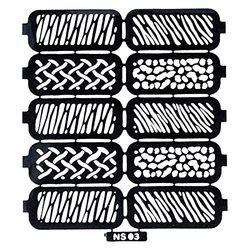 Sabrina Art Deco Semelles Zoo Noir 796 1 pièce 100 g