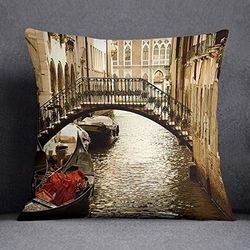 Bonamiason Decoratieve kussenslopen 45x45 cm, Kussenhoezen Bank, Decoratieve Kussenhoesjes, Kussensloop Sierkussen Kerstmis - Ontworpen en geproduceerd in Turkije