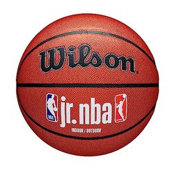 Wilson Basketbal, Jr. NBA Authentic, Outdoor, Tackskin Cover, Maat: 7, Bruin