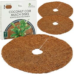 OwnGrown Tapis de Coco Protection hivernale des Plantes : Disque de Coco 3x20 cm pour protéger Les Plantes en Hiver - Protection des Plantes Contre Le Gel - Protection des Plantes Toute l'année