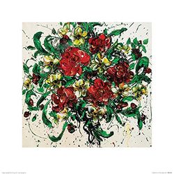 Clare Sykes Stampe, Multi-Colour, 40 x 40 cm