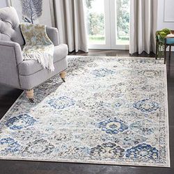 Safavieh Madison Madison MAD611 Tapis d'intérieur rectangulaire Moderne et Chic pour Salon, Chambre à Coucher ou Tout Espace intérieur Ivoire 122 x 183 cm