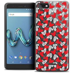 Caseink Fodral för Wiko Tommy 3 (5.45) fodral [kristallgel HD mönster kollektion kärlek alla hjärtans dag design med kärlek - mjuk - ultratunn - tryckt i Frankrike]