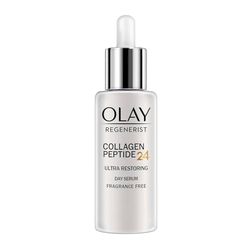Olay Collagen Peptide MAX* Siero facciale, Cura della Pelle Niacinamide e +50%* Glicerina. Well-aging e Menopausa: Rafforza, Restaura, Idrata, 40ml