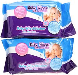 No Name Lingette pour Bébé 80 Pièces Lot de 2