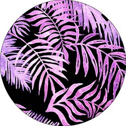 Bonateks, Ronde digitaal bedrukte muismat, antislip onderkant, voor kantoor en thuis, diameter: 22 cm