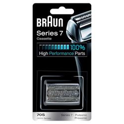 Braun Series 7 Electric Shaver Head ORIGINAL Replacement Cassette, Easily Attach Your New Shaver Head, Compatible with Generation Series 7, 70S, Silver