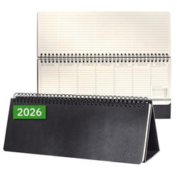 SIGEL C2680 Tischkalender Conceptum 2026, large, schwarz: Agenda Conceptum, Classic, Hardcover