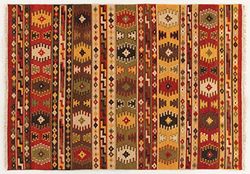 Kilim Carpets by Jalal Alfombra Kilim Sivas 3 Rojo/Multicolor 60 X 90 cm