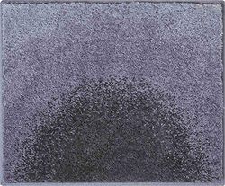 Grund Badmat, Ultrazacht en absorberend, Antislip, 5 jaar garantie, SUNSHINE, WC-sjabloon o.A. 50x60 cm, Grijs