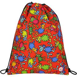 Grafoplas 37610579. Borsa di corde con tasca esterna con cerniera. Lana Katuki Saguyaki