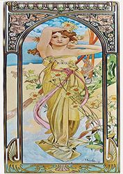 Lumartos, Vintage Poster Alphonse Mucha Eclat Du Jourdaybreak 1899 Roman Godess, Print only, A4