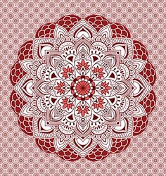 Miracle Home Mandala/Pareo Multi 306, 100% Algodón, Salmón, 210X240
